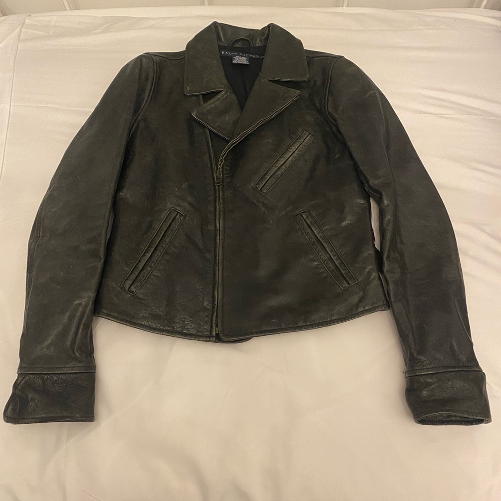 Ralph Lauren Motorcycle Leather Jacket